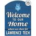 Lawrence Technological University Blue Devils 16'' x 22'' Indoor/Outdoor Marquee Sign