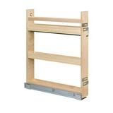 Century Components Cascade Series CASBO35PF Base Cabinet Pull-Out Kitchen Organizer 3-7/8 W x 26-3/4 H x 21-1/2 D - Baltic Birch - Blum Soft Close Slides