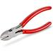 CintBllTer Diagonal Cutting Plier 6 Inch Carbon Steel Wire Cutters Pliers Spring Loaded Wire Diagonal Cutting Pliers for Cuts Electronics Wires Jewelry Zip Ties and More Red 1 Pcs