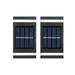 Tarmeek Solar Outdoor Lights Solar Fence Lights LED Solar Wall Lights Outdoor IP65 Waterproof 2 Pack Outdoor Wall Lamps For Backyard Garden Garage And Pathwa for Yard Outdoors