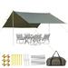 Beach Tent Pop up Beach Canopy UPF50+ Sun Beach Shade with Ground Pegs and 2 Aluminum Poles
