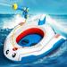 Freecat Pool Float Kids with Water Gun Inflatable Ride-on Airplane Pool Floats for Boys and Girls for Aged 1-3 Years