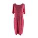 Lularoe Dresses | Lularoe Women's Pink Printed Julia Shirt Dress Size Medium New | Color: Pink | Size: M