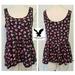 American Eagle Outfitters Tops | Floral Babydoll Tank Top Nwot | Color: Black/Pink | Size: S