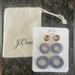 J. Crew Jewelry | J Crew Gray Tortoise Rings W/Copper Rhinestone, Nwt, J Crew Jewelry Bag Included | Color: Brown/Gray | Size: Os