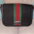 Gucci Bags | Gucci Canvas Messenger Bag | Color: Black | Size: Os