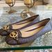 Michael Kors Shoes | Micheal Kors Flat Shoes | Color: Brown/Cream | Size: 9.5