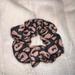 Anthropologie Hair | New Anthropologie Pink & Black Leopard Print Hair Scrunchie | Color: Black/Pink | Size: Os