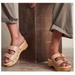 Free People Shoes | Free People Fiona Cream Croc Buckle Stud Accent Wooden Cushioned Clogs New 9/39 | Color: Cream | Size: 9