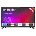 Cello Y22ZG0204 40 inch Smart Android TV with Freeview Play, Google Assistant, Google Chromecast, Disney+, Netflix, Apple TV+, Prime Video, BBC iPlayer Full HD 1080p Made in the UK