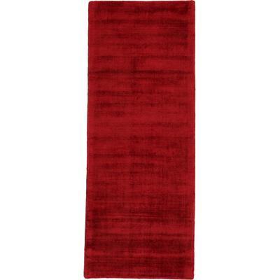 Teppich CARPETFINE "Ava Viskoseteppich", rot, B:60cm H:13mm L:180cm, Viskose, Teppiche, Seidenoptik, leichter Glanz, auch als Läufer erhältlich Image
