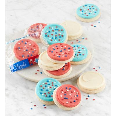 Patriotic Cutouts - 24 by Cheryl's Cookies