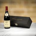 Louis Jadot Louis Jadot Brouilly Domaine Balloquet Red Wine in Personalised Black Hinged Wood Gift Box - Engraved with your message