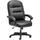 HON Leather Executive Chair, Fixed Arms, Black (HON2095HPWST11T) | Quill