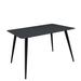 SHINYOK Aluminum Dining Table Metal in Black | 28.35 H x 46.46 W x 31.5 D in | Outdoor Dining | Wayfair 01xks80BS1YHVCN0L