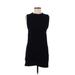 BCBGeneration Casual Dress - Sheath: Black Solid Dresses - Women's Size 2X-Small