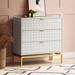 Willa Arlo™ Interiors Lydon 3 - Drawer Accent Chest Wood in White | 32 H x 31 W x 15.6 D in | Wayfair 0533FB8264754FB39B92736D8BDEDCE5