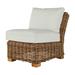 Summer Classics Montauk Patio Chair w/ Cushions Wicker/Rattan | 32.875 H x 28.5 W x 38.5 D in | Wayfair 314382+C734H4240N