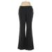 Fashion Bug Casual Pants - High Rise Flared Leg Boyfriend: Black Bottoms - Women's Size 6 Petite