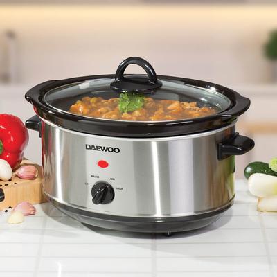 Daewoo 3.5L Slow Cooker Stainless Steel