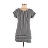 Body Central Casual Dress - Shift: Gray Stripes Dresses - Women's Size Medium