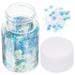 4 Bottles of Phone Cover DIY Sequins Resin Snowflake Phone Case Decor Epoxy DIY Sequins