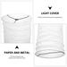 Paper Floor Lamp Shade Nordic Style Foldable Paper Lamp Cover Modern Floor Light Bulb Cage Guard for Living Room Bedroom