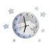 Jpgif Creative Wooden MDF Wall Clock Farmhouse Decor Wall Clocks Large Decorative