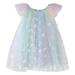 ZRBYWB Toddler Girls Dresses Sleeveless Rainbow Star Sequin Tulle Ruffles Princess Dress Dance Party Dresses Clothes Party Dress