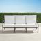 Carlisle Sofa with Cushions in Slate Aluminum - Quick Dry, Leaf - Frontgate
