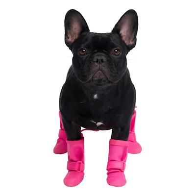 Canada Pooch Pink Waterproof Dog Boots, Small