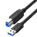 Lomubue Printer Cable High-speed High Clarity Plug And Play Portable PVC USB 3.0 A to B Scanner Cord Computer Accessories