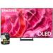 Samsung QN55S90CAFXZA 55 Inch OLED 4K Smart TV 2023 Bundle with 1 YR CPS Enhanced Protection Pack