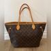 Louis Vuitton Bags | Louis Vuitton Neverfull Tote Mm - Excellent Condition | Color: Brown/Tan | Size: 12.5” Width, 11.8” Height