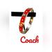 Coach Jewelry | Coach Red Bangle | Color: Red/Silver | Size: Os