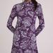 Anthropologie Dresses | Anthropologie Purple Floral Cut Out Mock Neck Knit Mini Dress | Color: Purple | Size: S
