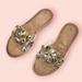 Anthropologie Shoes | Anthropologie Maypol Gemstone Pvc Clear Plexi Slides | Color: Green/Pink | Size: 7