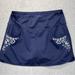 Athleta Shorts | Athleta Womens Xl Tennis Running Workout Golf Skirt Navy Blue Pockets Hi Vis | Color: Blue | Size: Xl