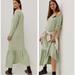 Anthropologie Dresses | Anthropologie Saturday Sunday Green Ribbed ‘Taylor Dress’ Women’s Small | Color: Green | Size: S