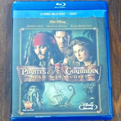 Disney Media | Pirates Of The Caribbean Dead Man's Chest On Blu-Ray + Dvd | Color: Purple | Size: Os
