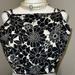 Anthropologie Tops | Anthropologie, Size Xs Black And White Floral Crop Top | Color: Black/White | Size: Xs