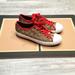 Coach Shoes | Coach Canvas Red Empire Signature Sneakers | Color: Tan | Size: 8
