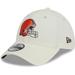 Men's New Era Cream Cleveland Browns Classic 39THIRTY Flex Hat