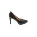 Cole Haan Nike Heels: Pumps Stilleto Cocktail Party Black Print Shoes - Women's Size 9 1/2 - Almond Toe