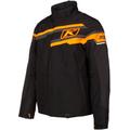 Klim Klimate 2022 Snowmobile Jacket, black-orange, Size XL