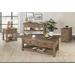 Monterey Chairside Table with Power in Natural - Martin Svensson 890674