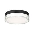 Modern Forms Pi 9 Inch 1 Light LED Flush Mount - FM-W44809-27-BK