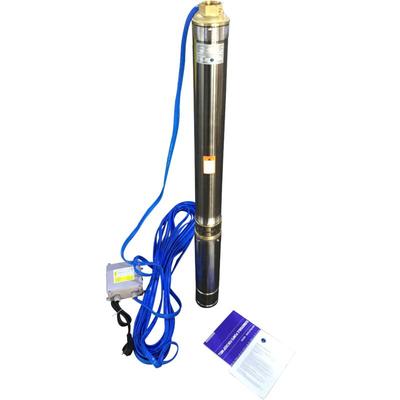 CHM - GmbH® Tiefbrunnenpumpe 3 Zoll 750 Watt 3780 l/h 8,4 Bar 30m Kabel+ Schutzbox Image