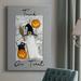 The Holiday Aisle® Trick Or Treat Ghost Premium Gallery Wrapped Canvas - Ready To Hang Metal in Black/Orange/White | 48 H x 32 W x 1 D in | Wayfair