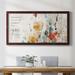 Red Barrel Studio® Full Bloom Verse - Single Picture Frame Print on Canvas in Gray | 21 H x 37 W x 2.5 D in | Wayfair